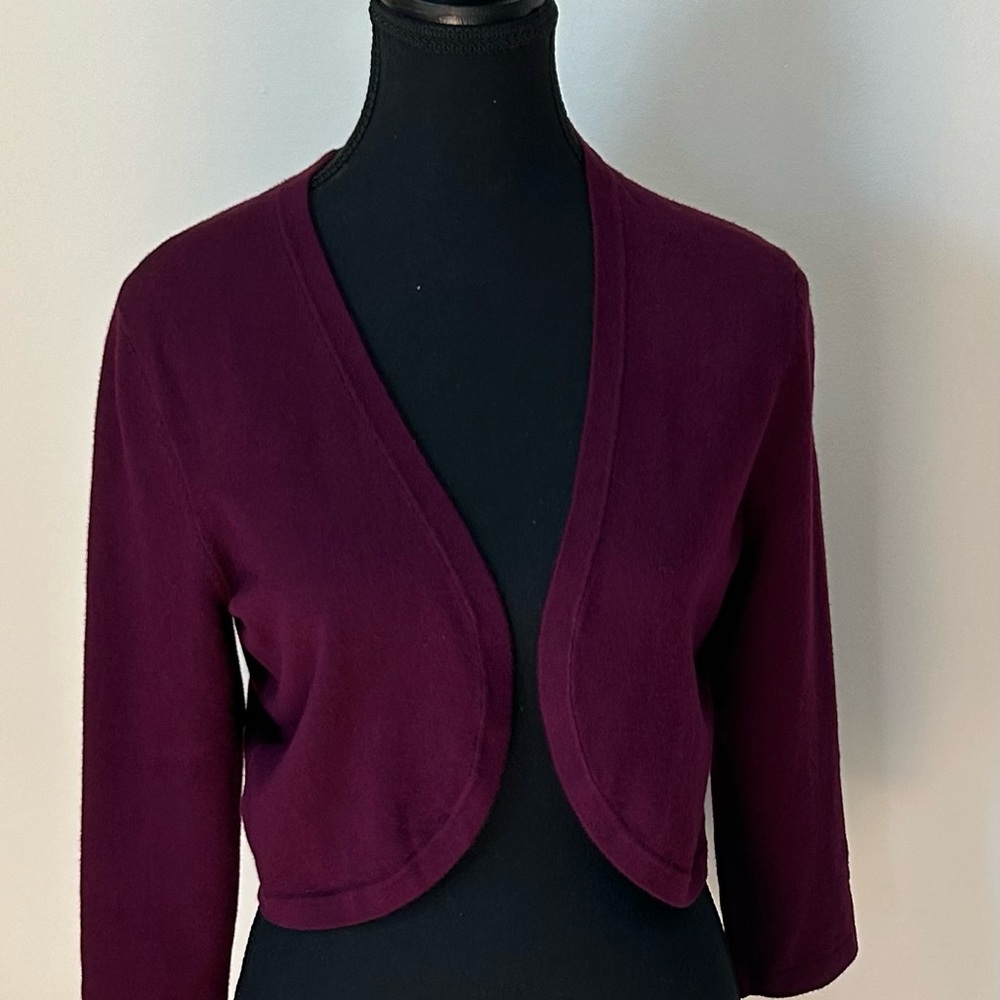 Cropped cardigan tag in USD